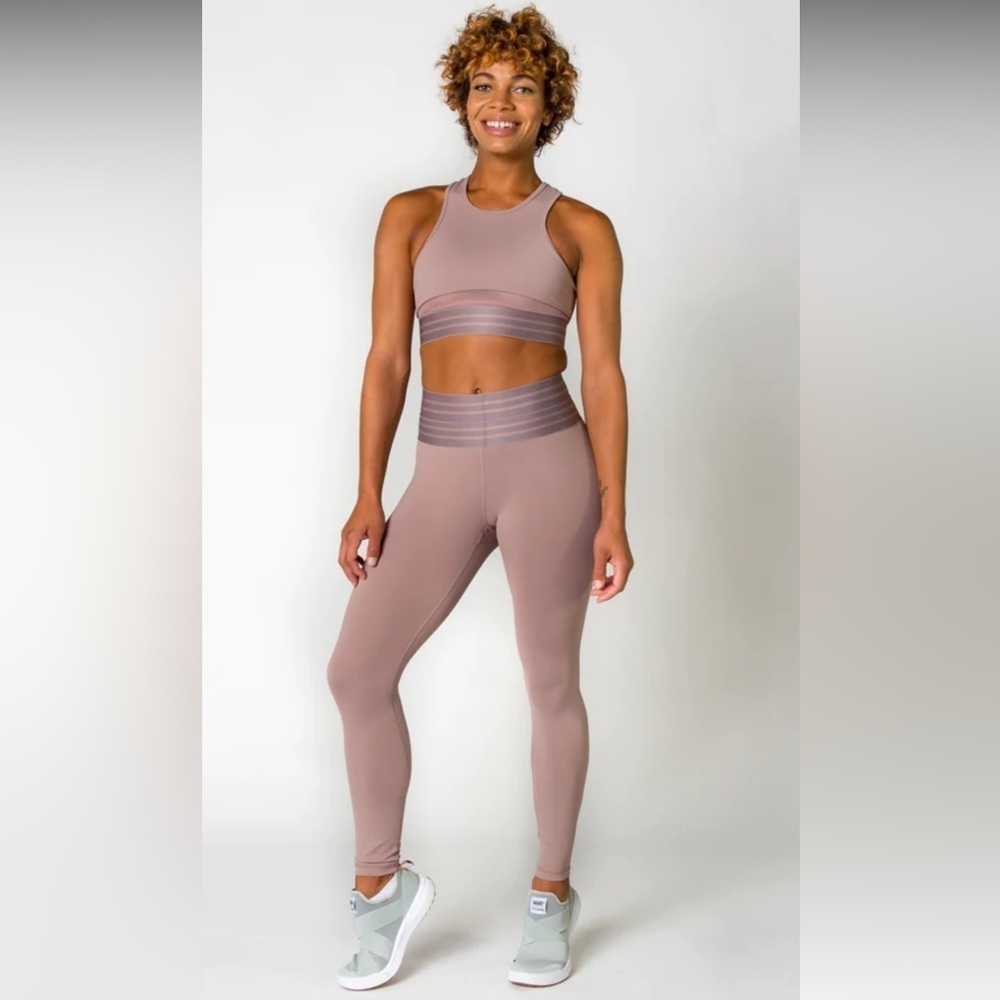 Beloforte Jett Legging Dusty Rose size small NWT